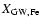 $X_{\rm GW,Fe}$