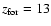 $z_{\rm for}=13$