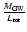 $\frac{M_{\rm GW}}{L_{\rm tot}}$