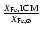 $\frac{X_{\rm Fe},\rm ICM}{X_{\rm Fe, \odot}}$