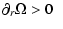 $\displaystyle \partial_{r} {\Omega } > 0 \;\;$