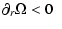 $\displaystyle \partial_{r} {\Omega } < 0 \;\;$