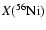 $X({\rm ^{56}Ni})$