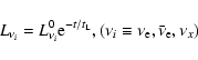 \begin{displaymath}L_{\nu_i} = L^{0}_{\nu_i} {\rm e}^{-t/t_{\rm L}},
(\nu_i \equiv \nu_{\rm e}, \bar \nu_{\rm e}, \nu_x)
\end{displaymath}