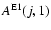 $A^{\rm E1}(j,1)$