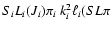 $S_iL_i(J_i)\pi_i \ k_i^2\ell_i(SL\pi$