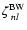 $\zeta^{\rm BW}_{\ nl}$