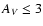 $A_{V}\leq 3$