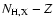 $N_{\rm H,X}-Z$
