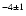 $^{-4\pm1}$