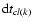 ${\rm d}t_{cl(k)}$
