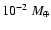 $10^{-2}~M_{\oplus}$