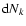 ${\rm d}N_{k}$
