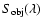 $S_{\rm obj}(\lambda)$