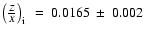 $\left(\frac ZX\right)_{\rm i}~=~0.0165~\pm~0.002$