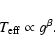 \begin{displaymath}
T_{\rm eff} \propto g^{\beta}.
\end{displaymath}