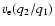 $v_{\rm e}(q_{2}/q_{1})$