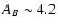 $A_{B} \sim 4.2$