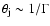 $\theta_{\rm j}\sim 1/\Gamma$