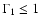 $\Gamma _1 \leq 1$