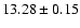 $13.28\pm 0.15$
