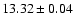 $13.32\pm 0.04$