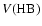 $V{\rm
(HB)}$