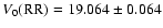$V_{0}{\rm
(RR)}=19.064 \pm 0.064$
