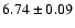$6.74\pm 0.09$