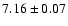 $7.16\pm 0.07$