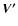 $\vec{V'}$