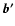 $\vec{b'}$