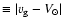$\equiv \vert v_{\rm g}-V_\odot\vert$