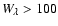 $W_{\lambda} > 100$