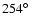 $254\hbox{$^\circ$ }$