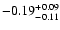 $\rm -0.19^{+0.09}_{-0.11}$