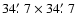 $34\hbox{$.\mkern-4mu^\prime$ }7\times34\hbox{$.\mkern-4mu^\prime$ }7$