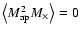 $\left\langle M_{\rm ap}^2 M_\times \right\rangle=0$