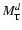 $M_{\rm T}^d$