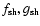 $f_{\rm sh},g_{\rm sh}$