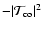 $-\vert{\cal T}_{\rm co}\vert^2$