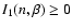 $I_1(n,\beta) \ge 0$