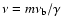 $\nu=m\nu_{\rm b}/\gamma$