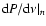 ${\rm d}P/{\rm d}\nu\vert _n$