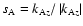 $s_{\rm A}=k_{{\rm A}z}/\left\vert k_{{\rm A}z}\right\vert $