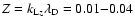 $%
Z=k_{{\rm L}z}\lambda _{\rm D}=0.01{-}0.04$