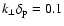 $k_{\perp
}\delta _{\rm p}=0.1$
