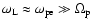 $\omega _{\rm L}\approx \omega
_{\rm pe}\gg \Omega _{\rm p}$
