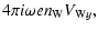 $\displaystyle 4\pi i\omega
en_{\rm W}V_{{\rm W}y},$