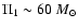$\Pi_1\sim 60~M_{\odot}$